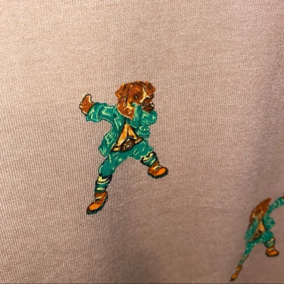 NWT Men’s XL OR L Denim & Flower Ricky Singh 
St. Patrick’s day Dabbing Dog NEW - Picture 4 of 6